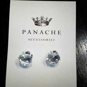 SALE Panache faux diamond earrings